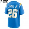 Camiseta Niño Los Angeles Chargers Asante Samuel Jr. 26 Nike Azul 2021 NFL Draft